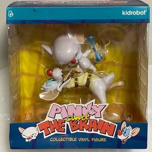 Pinky and The Brain Collectible Vinyl Figure - White and Blue